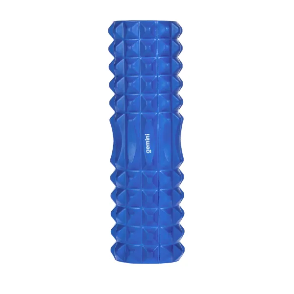 Ролер для занять йогою та пілатесом Gemini Hard GY-2000BL 30см*9,5см синій