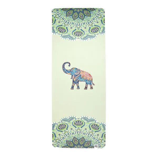 Килимок для йоги каучуковий замшевий Gemini Sport PSY-0890G 183см 68см 4см Elephant
