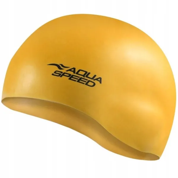 Swimming Cap Aqua Speed ​​​​MONO 9116 Dark Yellow Uni OSFM (Original) 111-06