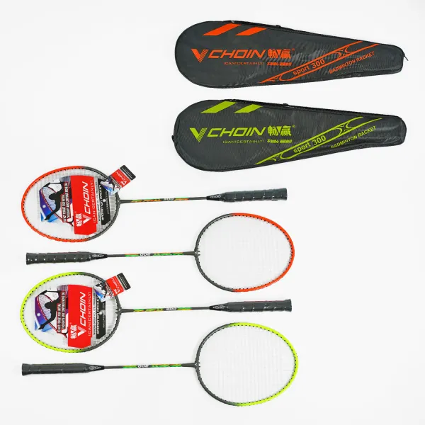 Бадминтон VChoin Sport 300, 2 ракетка, чехол