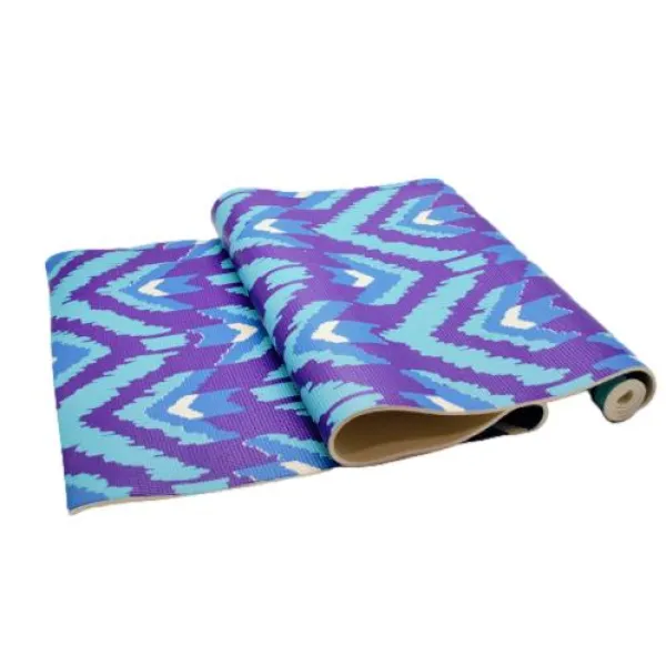 Fitness and yoga mat PVC 6mm with pattern GPVC-6D3