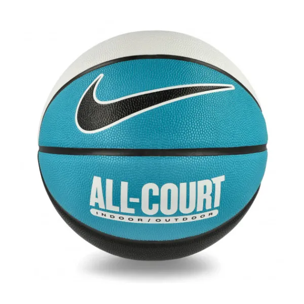 Basketball ball Nike Everyday All Court 8P Deflated size 7 White/Teal Nebula/Black N.100.4369.110.07 (Original)