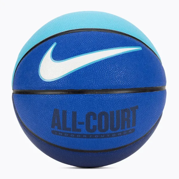 М'яч баскетбольний Nike EVERYDAY ALL COURT 8P DEFLATED HYPER ROYAL/DEEP ROYAL BLUE/BALTIC BL розмір 7 N.100.4369.425.07 (Оригінал)