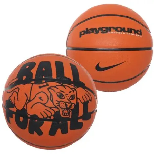 Basketball ball Nike Everyday Playground 8P GRAPHIC DEFLATED AMBER/BLACK/BLACK size 5 (Original)