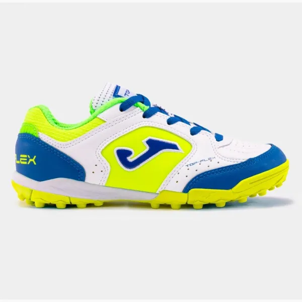 Сороконіжки дитячі Joma TOP FLEX JR Дет 32 розмір TPJW2402TF біло-жовто-сині (Оригінал)