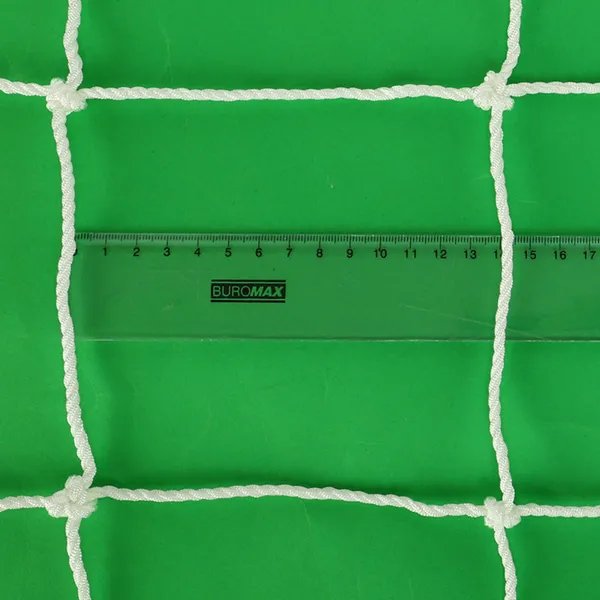 Сетка на ворота футбольные AOPI в комплекте из 2 штук 5,5x2,1x1,1х2м белый AP-459