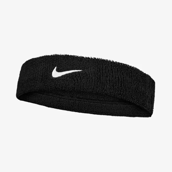 Пов'язка на голову Nike Swoosh Classic Headband, чорна, універсальний розмір N.101.2407.010.OS (Оригінал)