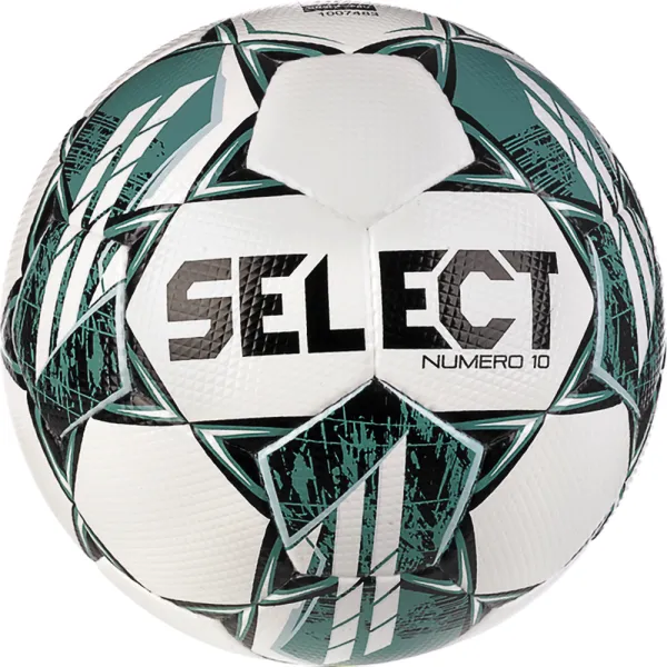 Мяч футбольный  Select NUMERO 10 v23 бело-зеленый №5 (Оригинал) 057405-352