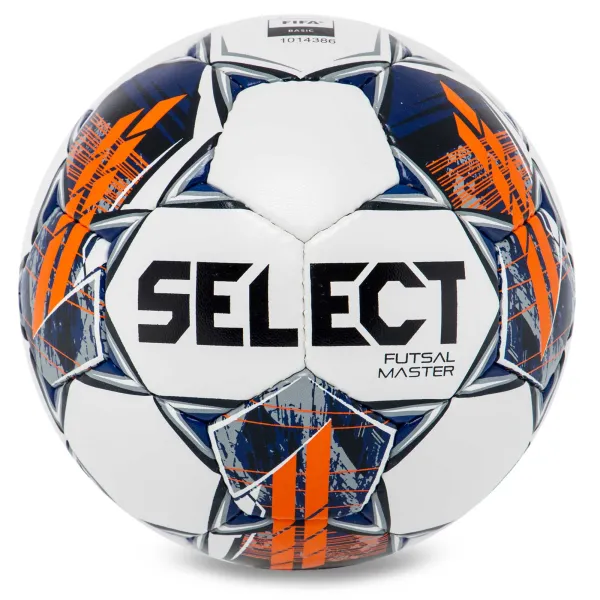 Мяч футзальный SELECT Futsal Master (FIFA Basic) v22 №4 белый-оранжевый (Оригинал)
