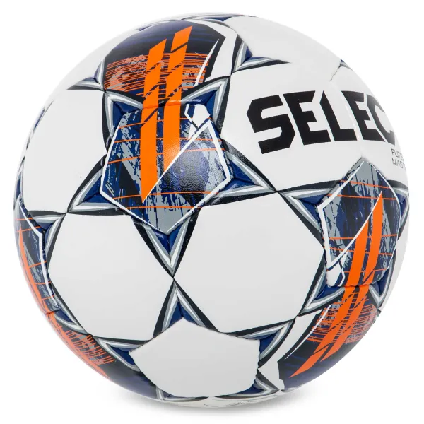 Мяч футзальный SELECT Futsal Master (FIFA Basic) v22 №4 белый-оранжевый (Оригинал)