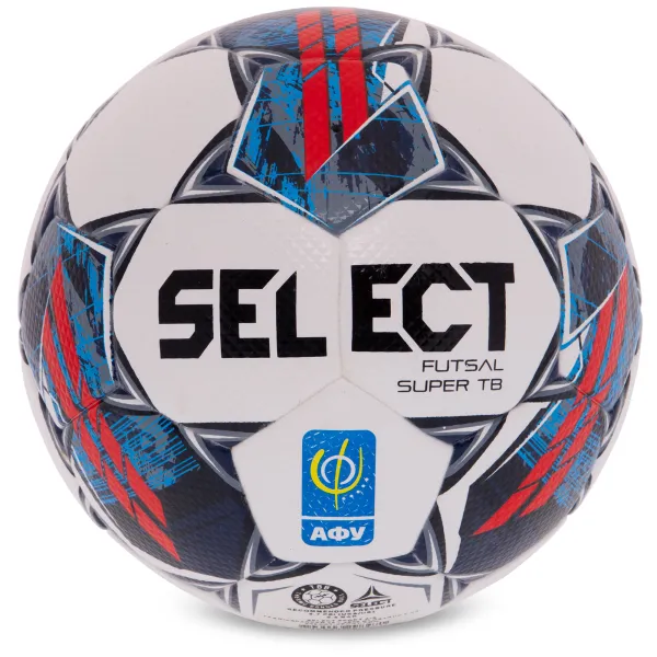 Мяч футзальный SELECT Futsal Super TB White (FIFA QUALITY PRO) v23 АФУ №4 (Оригинал)