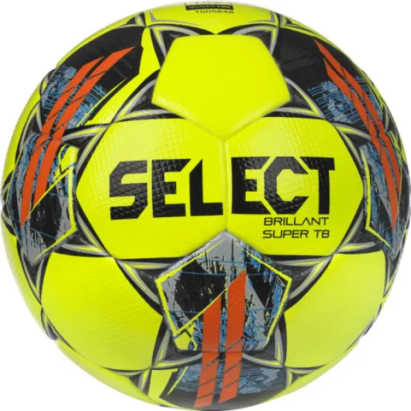 Мяч футбольный SELECT Brillant Super FIFA TB v22 YELLOW (FIFA QUALITY PRO) №5 (Оригинал)