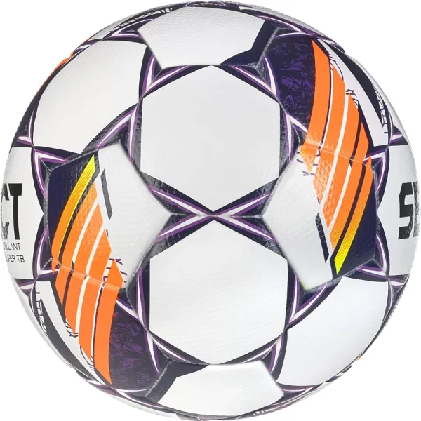 Мяч футбол  Select Brillant Super FIFA TB v24 №5 белый-фиолетовый 361598-009 (Оригинал)