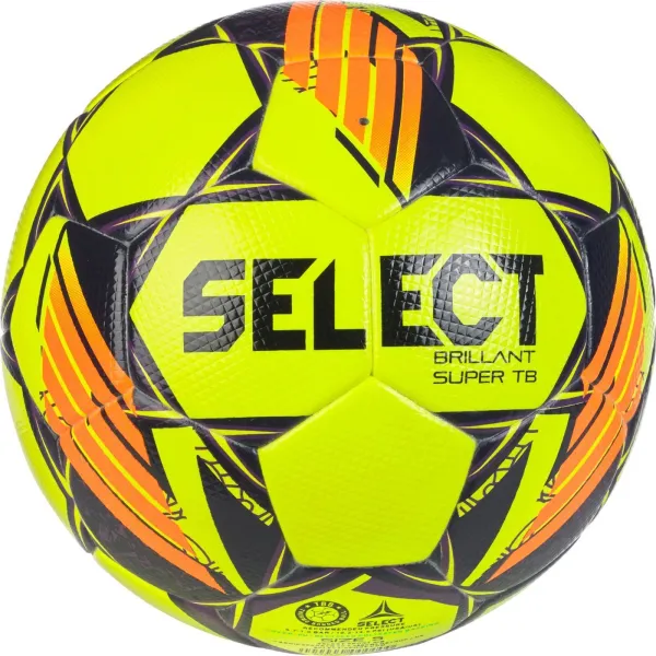 Мяч футбол  Select Brillant Super FIFA TB v24 №5 желтый-фиолетовый 361598-509 (Оригинал)