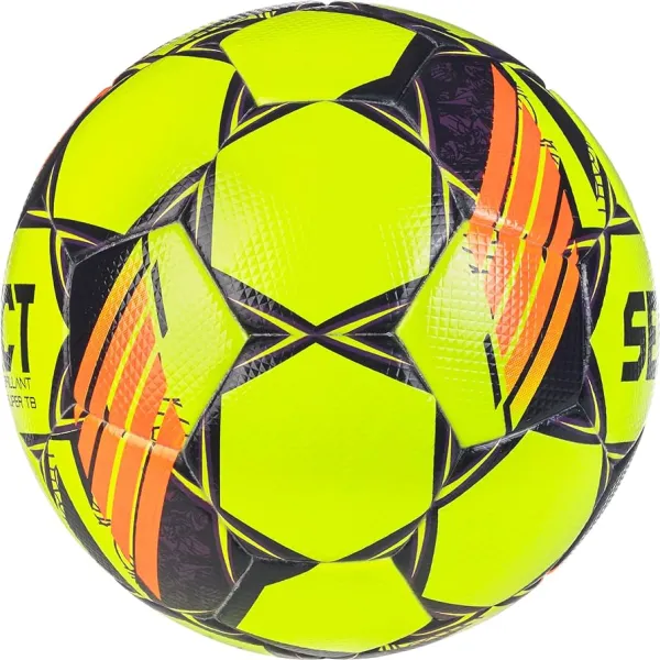 Мяч футбол  Select Brillant Super FIFA TB v24 №5 желтый-фиолетовый 361598-509 (Оригинал)