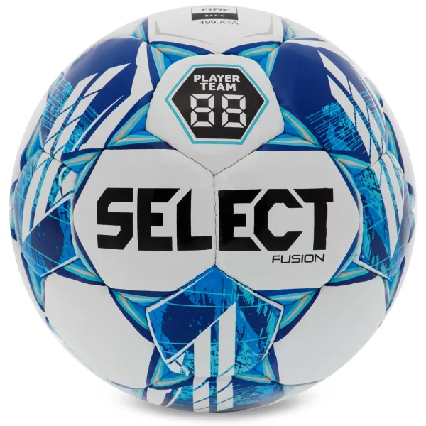 Мяч футбол Select Fusion v23 №4 белый-синий 385416-962/4 (Оригинал)