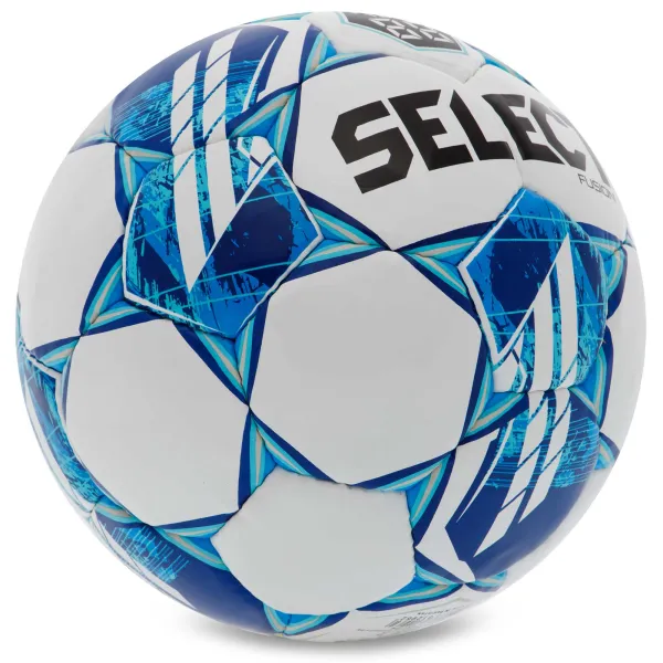 Мяч футбол Select Fusion v23 №4 белый-синий 385416-962/4 (Оригинал)