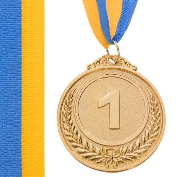 Медалі зі стрічкою 1 місце 6,5см C-3968-1