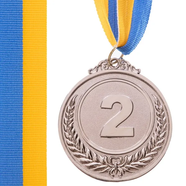 Медалі зі стрічкою 2 місце 6,5см C-3968-2