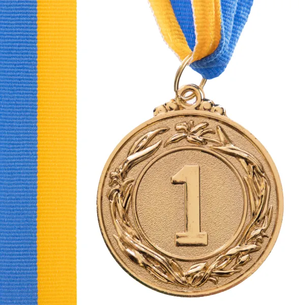 Медалі зі стрічкою 1 місце 4,5см C-3969-1
