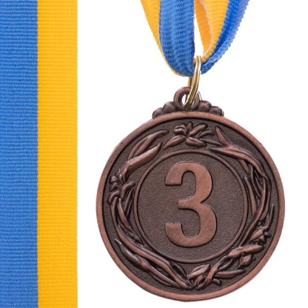 Медалі зі стрічкою 3 місце 4,5см C-3969-3