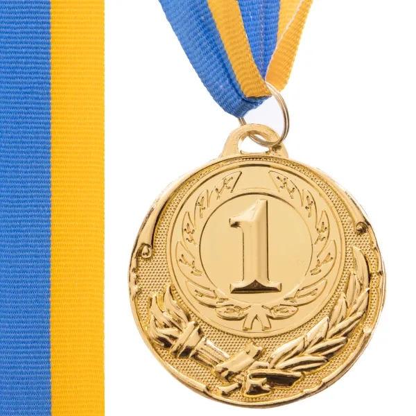 Медалі зі стрічкою 1 місце 4,5см CC-4334-1