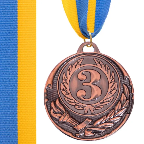 Медалі зі стрічкою 3 місце 4,5см C-4334-3
