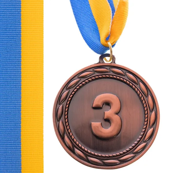 Медалі зі стрічкою 3 місце 6,5см C-4841-3