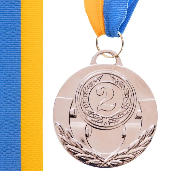 Медалі зі стрічкою 2 місце 5см C-4842-2