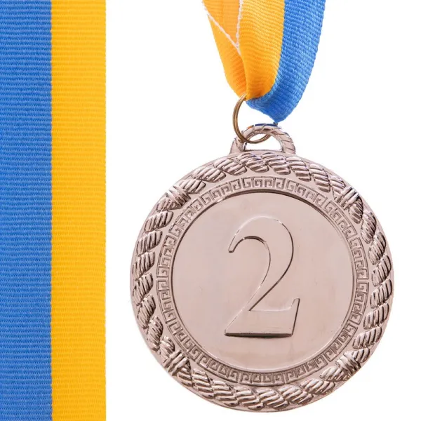 Медалі зі стрічкою 2 місце 6,5см C-6860-2