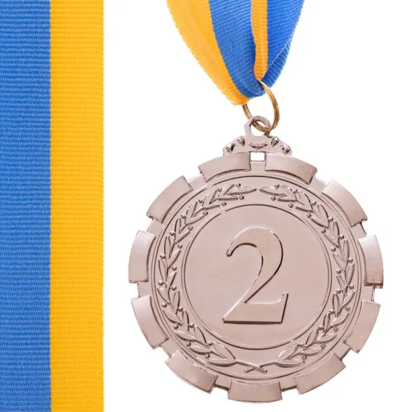 Медалі зі стрічкою 2 місце 6,5см C-6861-2