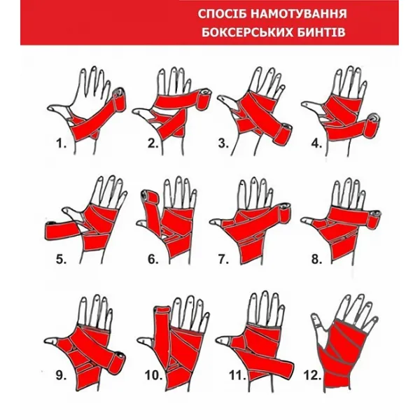 Boxing hand wrap FGT 3m FGT-3