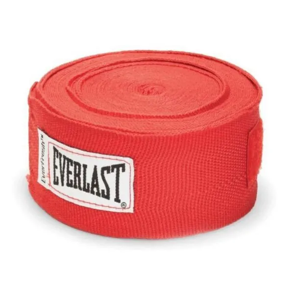 Бинти боксерські Everlast PRO STYLE HAND WRAPS 180 X2 червоні універсальні 180 дюймів (457,2 см) (Оригінал) 723771-71-4