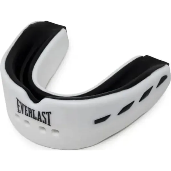 Капа боксерська EVERSHIELD DOUBLE MOUTH GUARD Чорно-білий Уні (Оригінал) P00003602