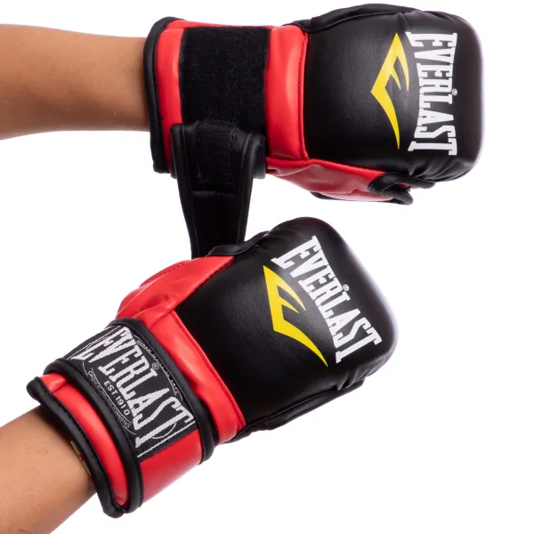 Рукавички для змішаних єдиноборств EVL MMA BO-4612-BKR