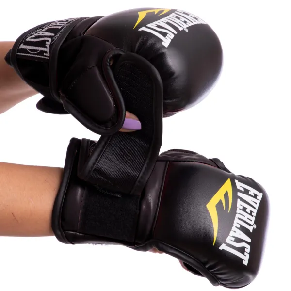 Рукавички для змішаних єдиноборств EVL MMA BO-4612-BK