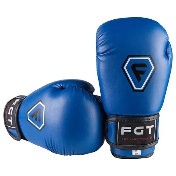 Перчатки боксерские FClub 8oz синий матовый FC-8BL
