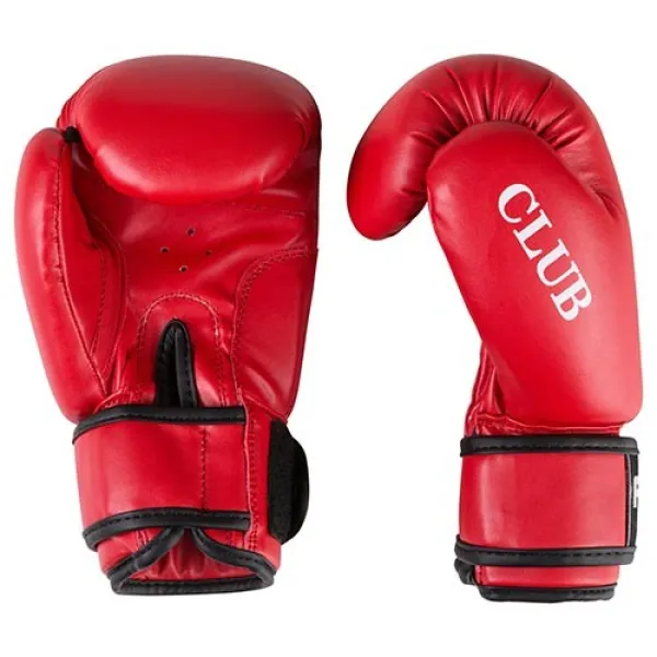 Перчатки боксерские FClub 6oz красный матовый FC-6R