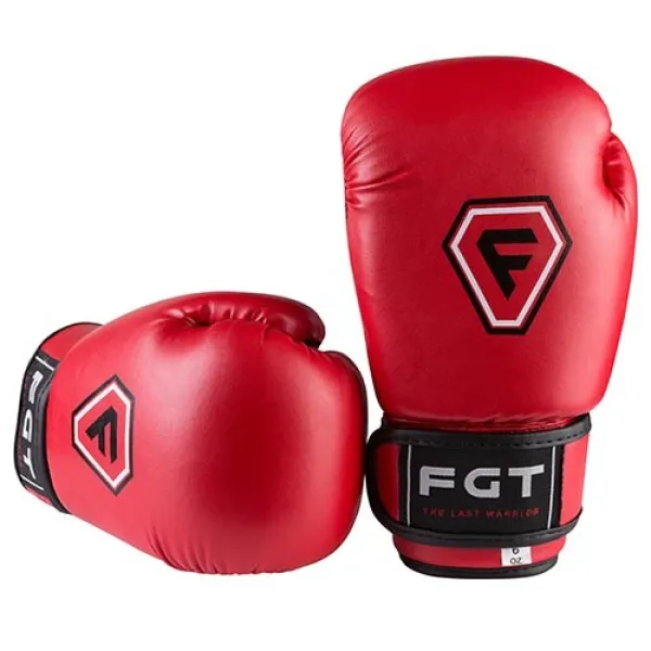 Перчатки боксерские FClub 6oz красный матовый FC-6R