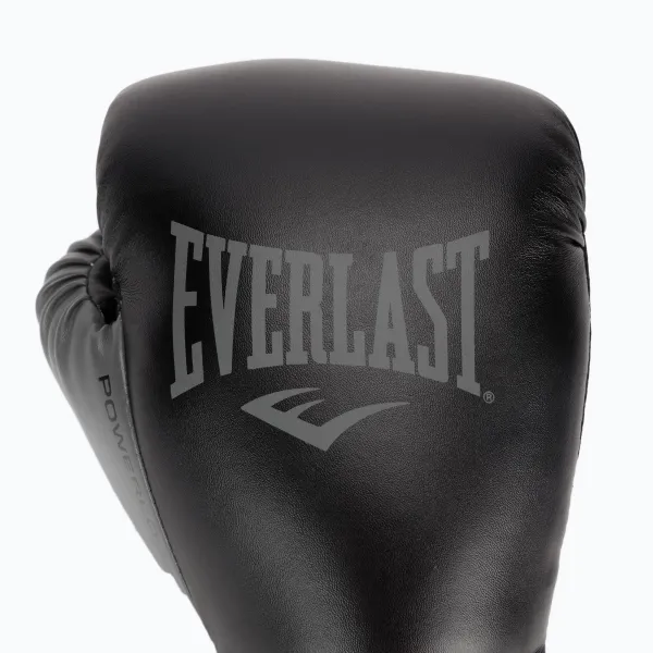 Перчатки боксерские Everlast POWERLOCK 2R TRAINING GLOVE 10oz Чёрно-серый (Оригинал) P00002283