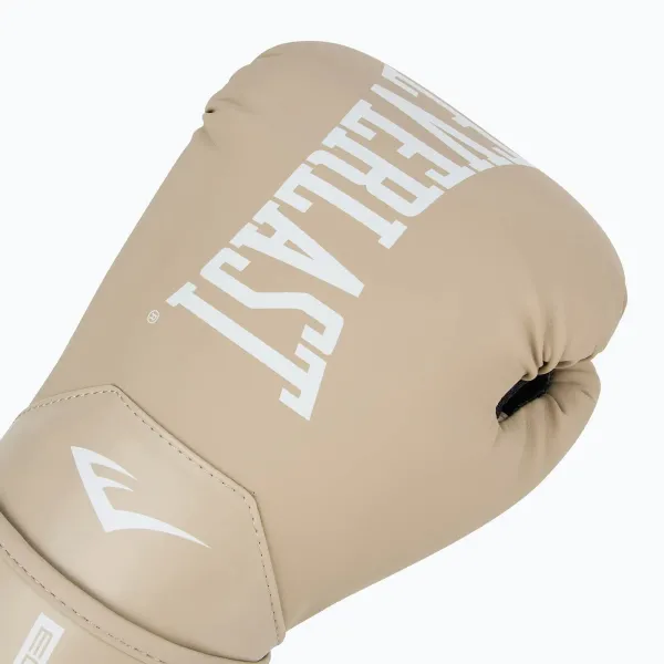 Перчатки боксерские Everlast ELITE 2 BOXING GLOVES Бежевый 10oz (Оригинал) P00003315