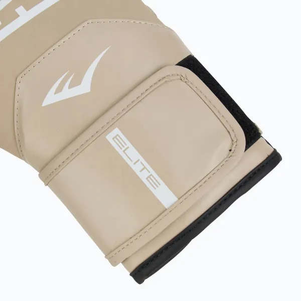 Перчатки боксерские Everlast ELITE 2 BOXING GLOVES Бежевый 10oz (Оригинал) P00003315