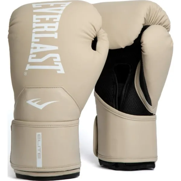 Перчатки боксерские Everlast ELITE 2 BOXING GLOVES Бежевый 10oz (Оригинал) P00003315