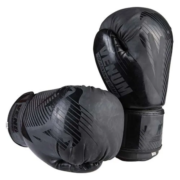 Перчатки боксерские Venum 10oz черный матовый 2955-10BK