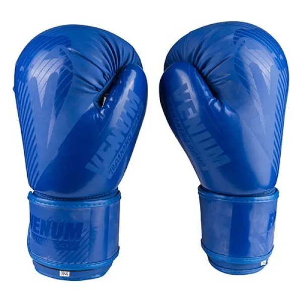 Перчатки боксерские Venum 12oz синий матовый 2955-12BL