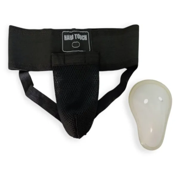Men's Hard Touch Groin Guard XS-XL Black 26150