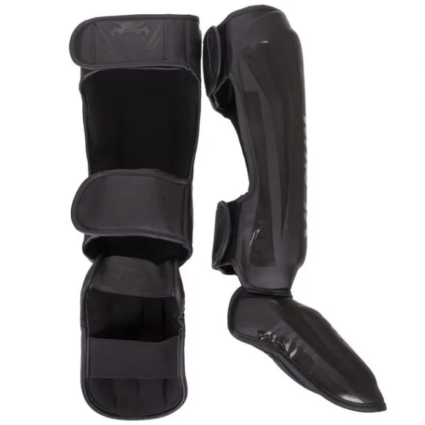 Shin and instep protection for martial arts VN Replica, black BO-7042BK