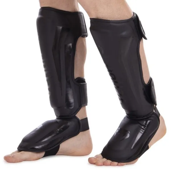 Shin and instep protection for martial arts VN Replica, black BO-7042BK