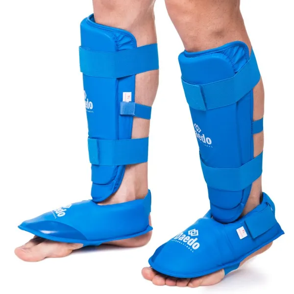 Shin and foot protection for karate DAEDO GO-5074-1 XS-XL Blue