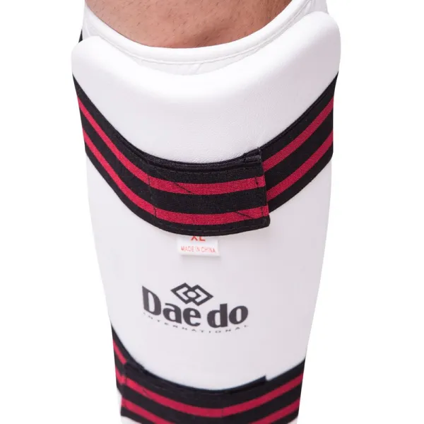 Shin and foot protection for karate DAEDO GO-5074 XS-XL white